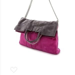 Ramy Brook Kira Convertible Suede Tote Purse